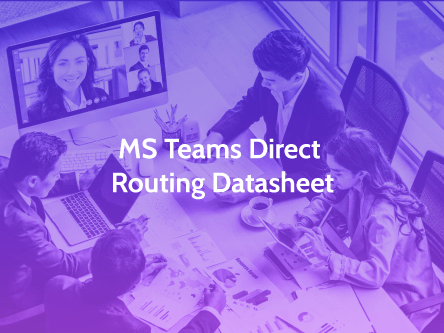 MS Teams direct routing datasheet