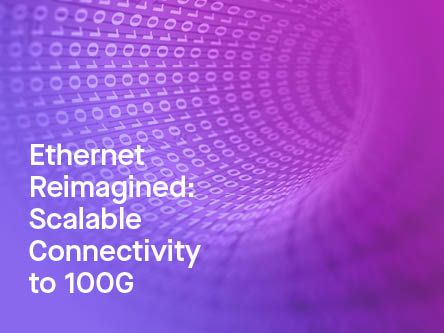 Digital binary tunnel graphic for blog on Ethernet scalable connectivity to 100G